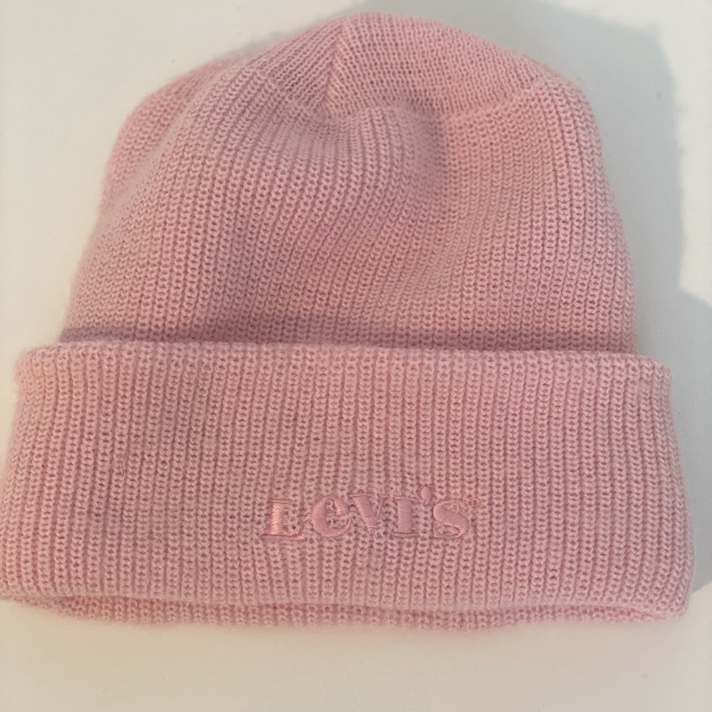 Light Pink Levi’s beanie